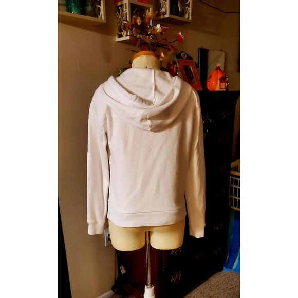 PINK BY VICTORIA'S SECRET WOMENS ZIP FRONT HOODIE - Picture 2 of 7